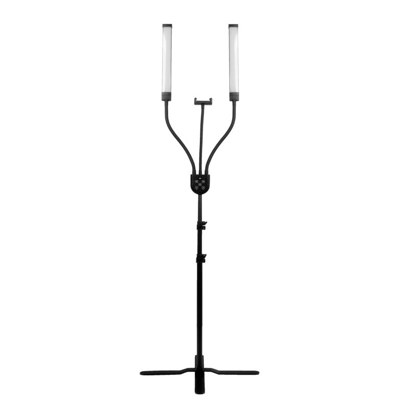 Lampă LED Pollux IV pentru gene și machiaj tip msp-mj-02 neagră cu telecomandă