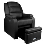 Scaun de pedichiură Hilton Spa negru