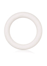 Inel de penis din cauciuc Calexotics, alb, 4 cm