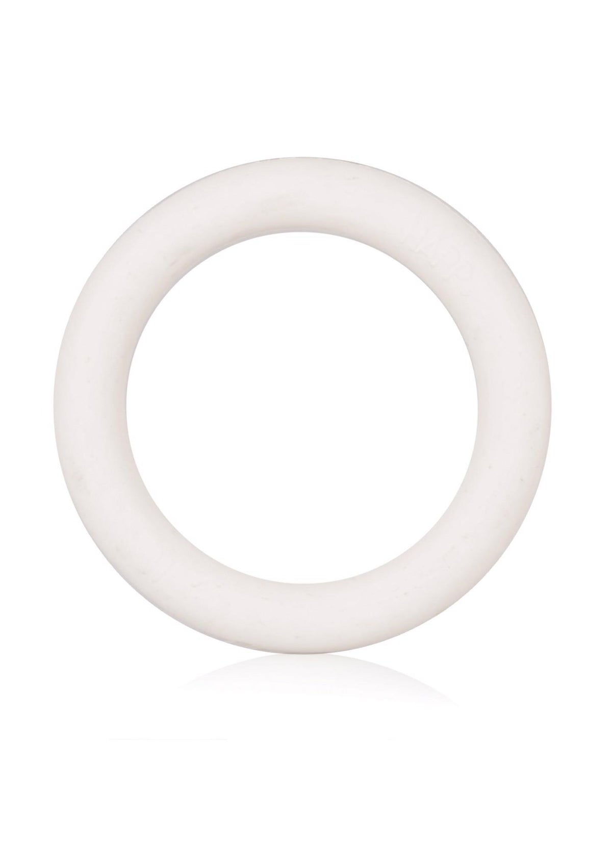Inel de penis din cauciuc Calexotics, alb, 4 cm
