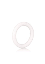 Inel de penis din cauciuc Calexotics, alb, 4 cm