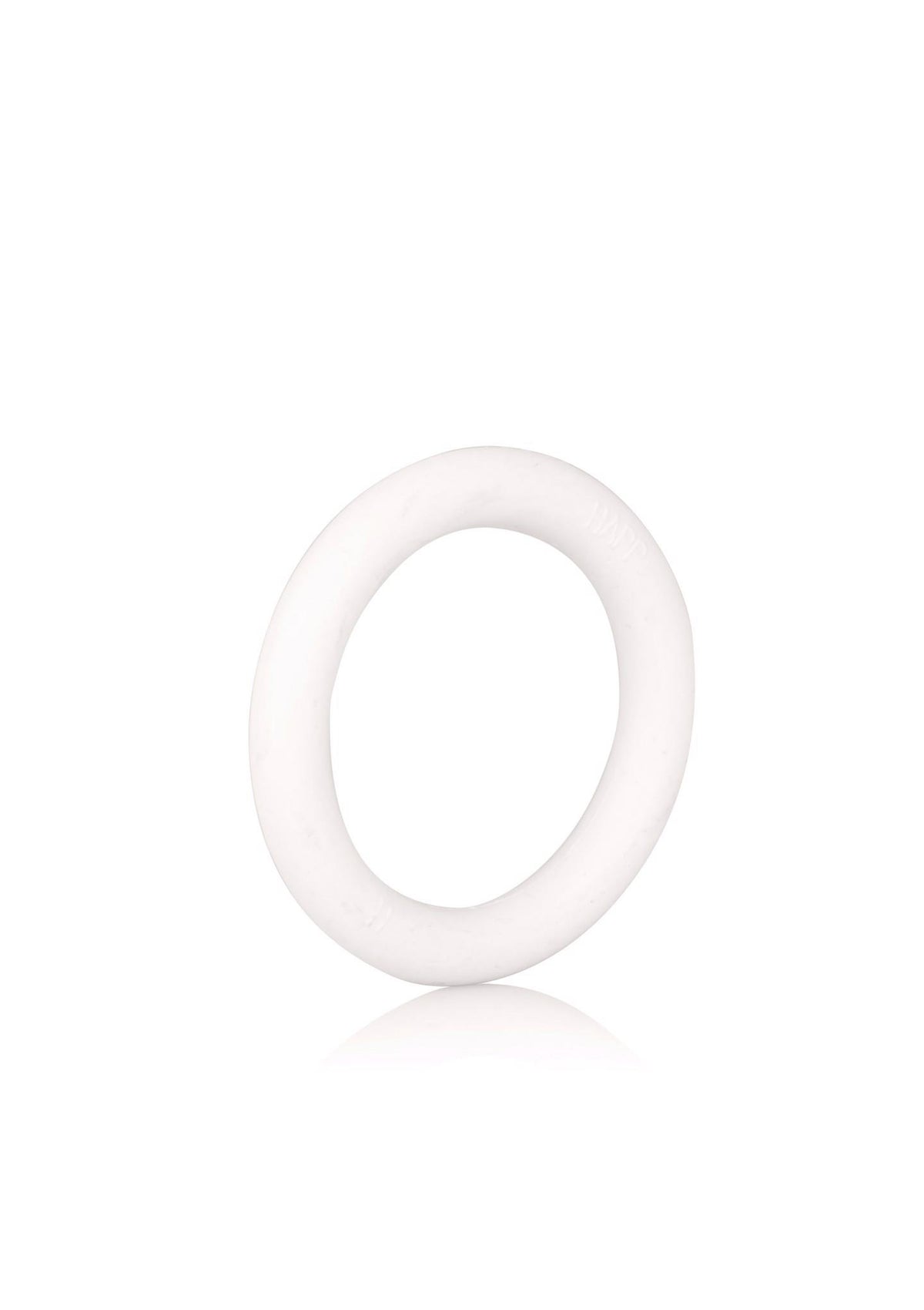 Inel de penis din cauciuc Calexotics, alb, 4 cm