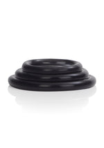 Inel pentru penis din silicon Calexotics, negru