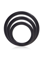 Inel pentru penis din silicon Calexotics, negru