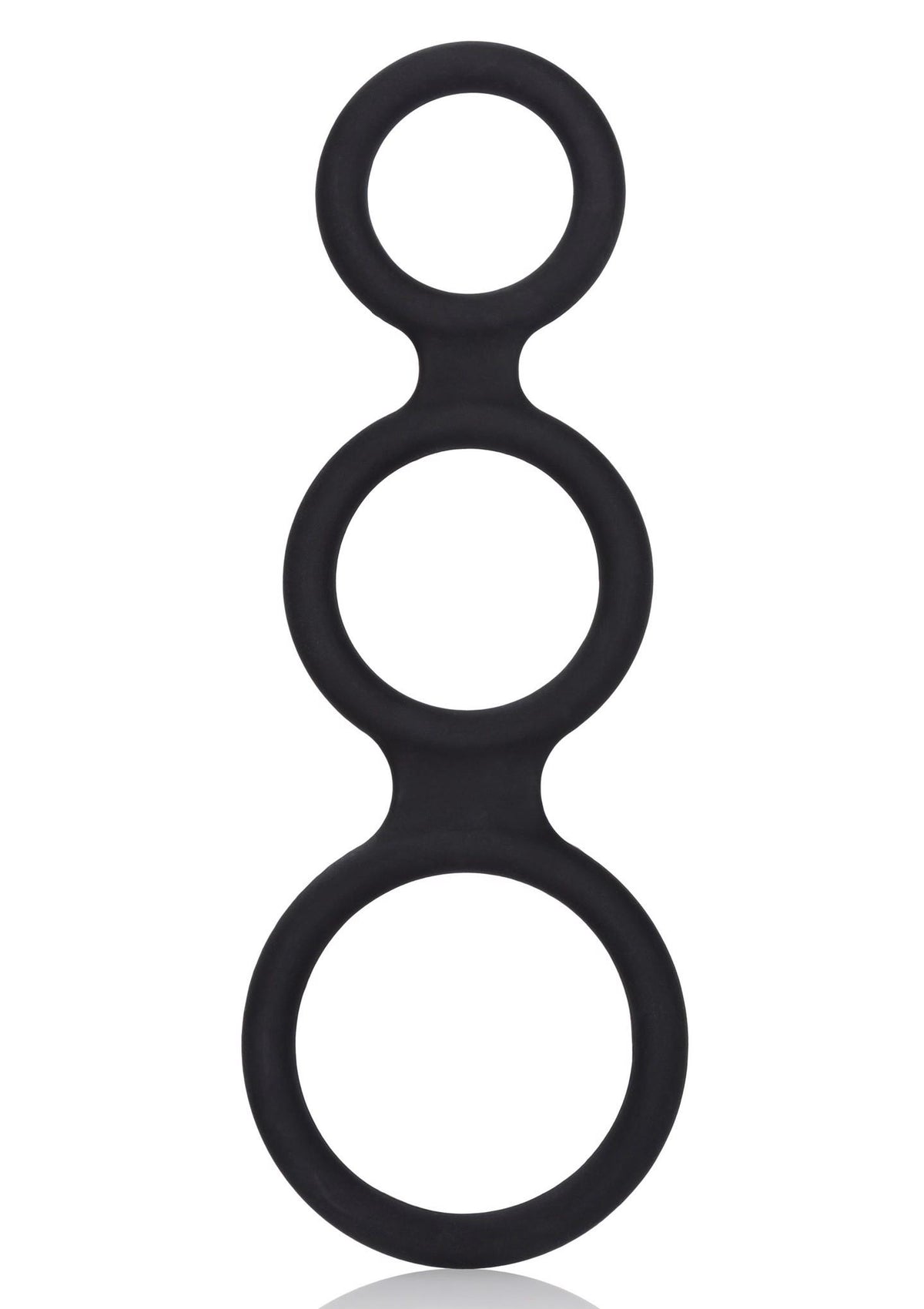 Inel pentru penis din silicon Calexotics, negru, 4 cm