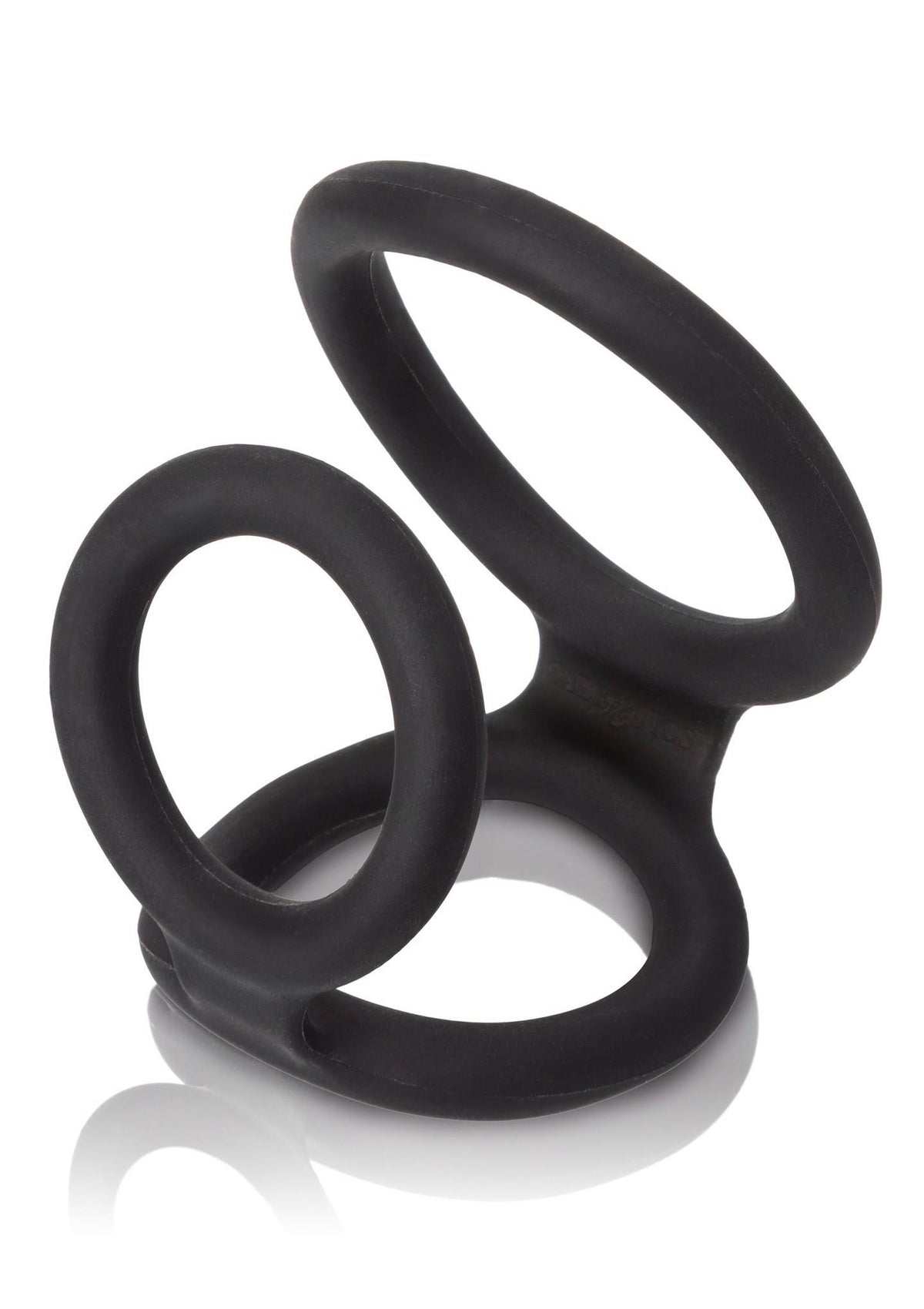 Inel pentru penis din silicon Calexotics, negru, 4 cm