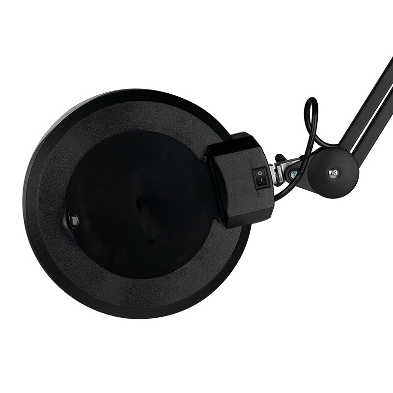 Lampă cu lupă LED S5 + trepied LED, intensitate luminoasă reglabilă, neagră