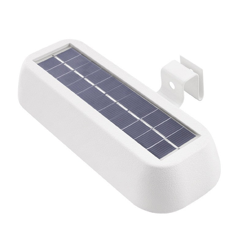 Lampa solara LED dreptunghiulara pentru perete Flippy, 18 x 7 cm, senzor miscare, 6V, ABS, 2200mAh, rezistent la apa,