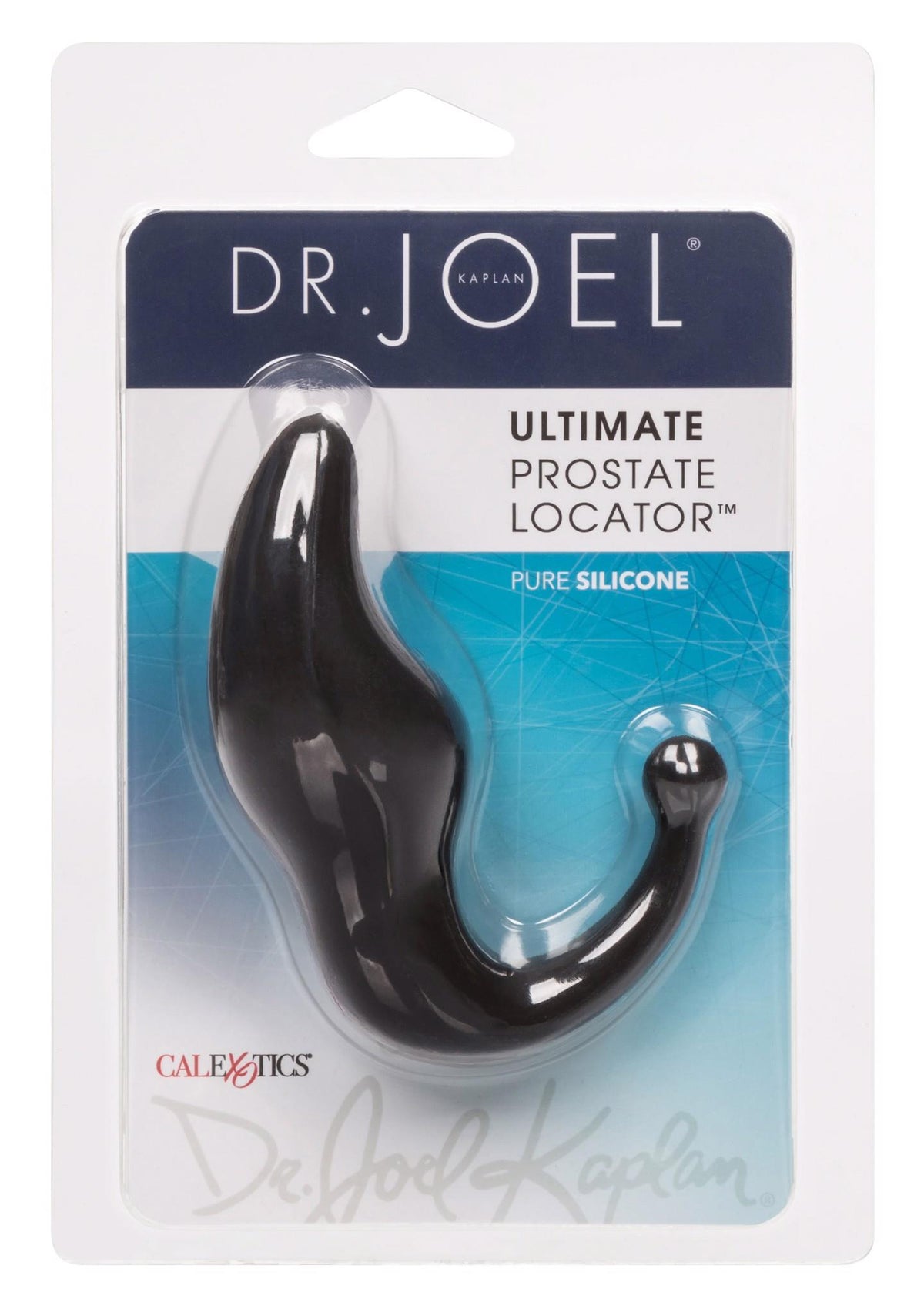Masaj prostată din silicon Calexotics, 9 cm, negru