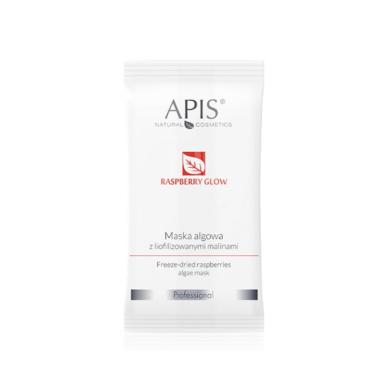 Apis strălucire de zmeură, mască de alge cu zmeură liofilizată 20 g