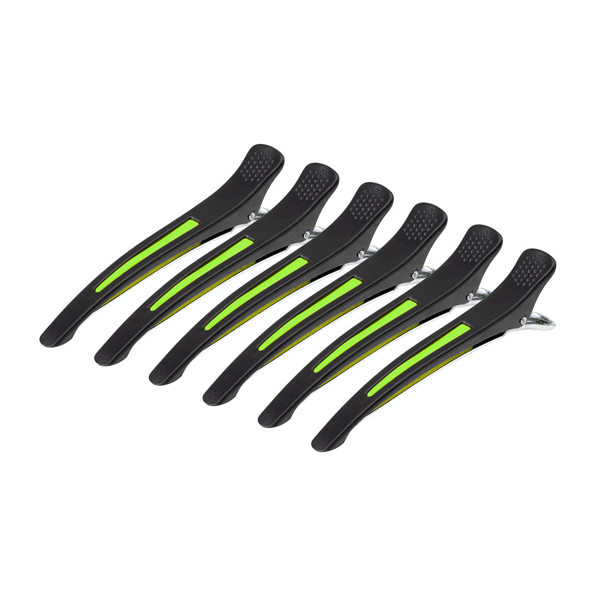 Agrafe de păr pentru coafură E-13 6 buc. 11,5 cm mix neon