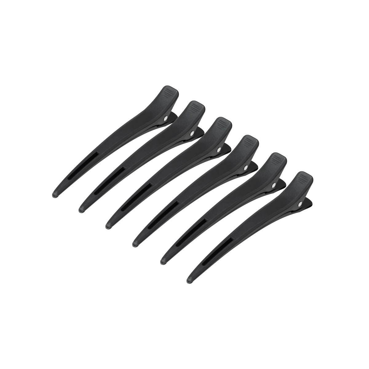Cleme de păr Carbon E-15, 6 buc., 11,5 cm, negre
