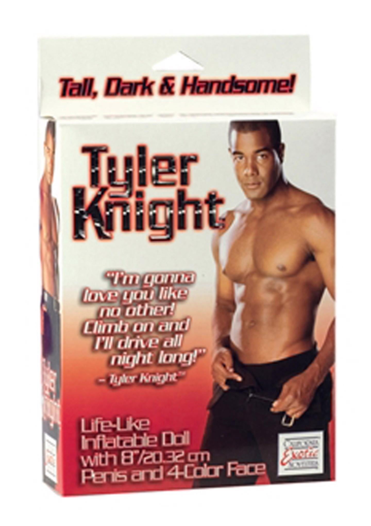 Păpușă sexuală gonflabilă Tyler Knight Calexotics Neagră 20 cm
