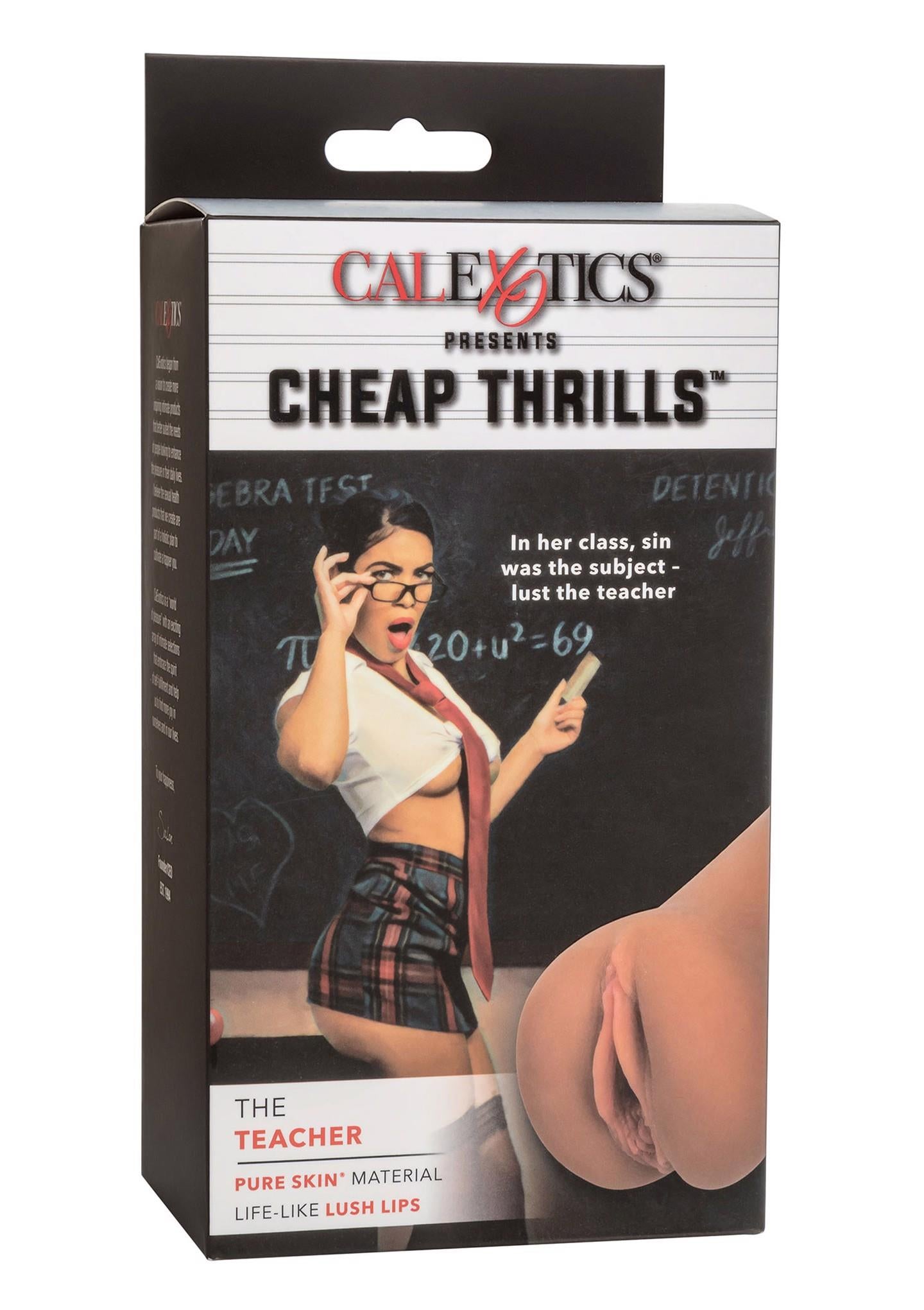 Masturbator ieftin Thrills The Teacher caramel TPE 14 cm