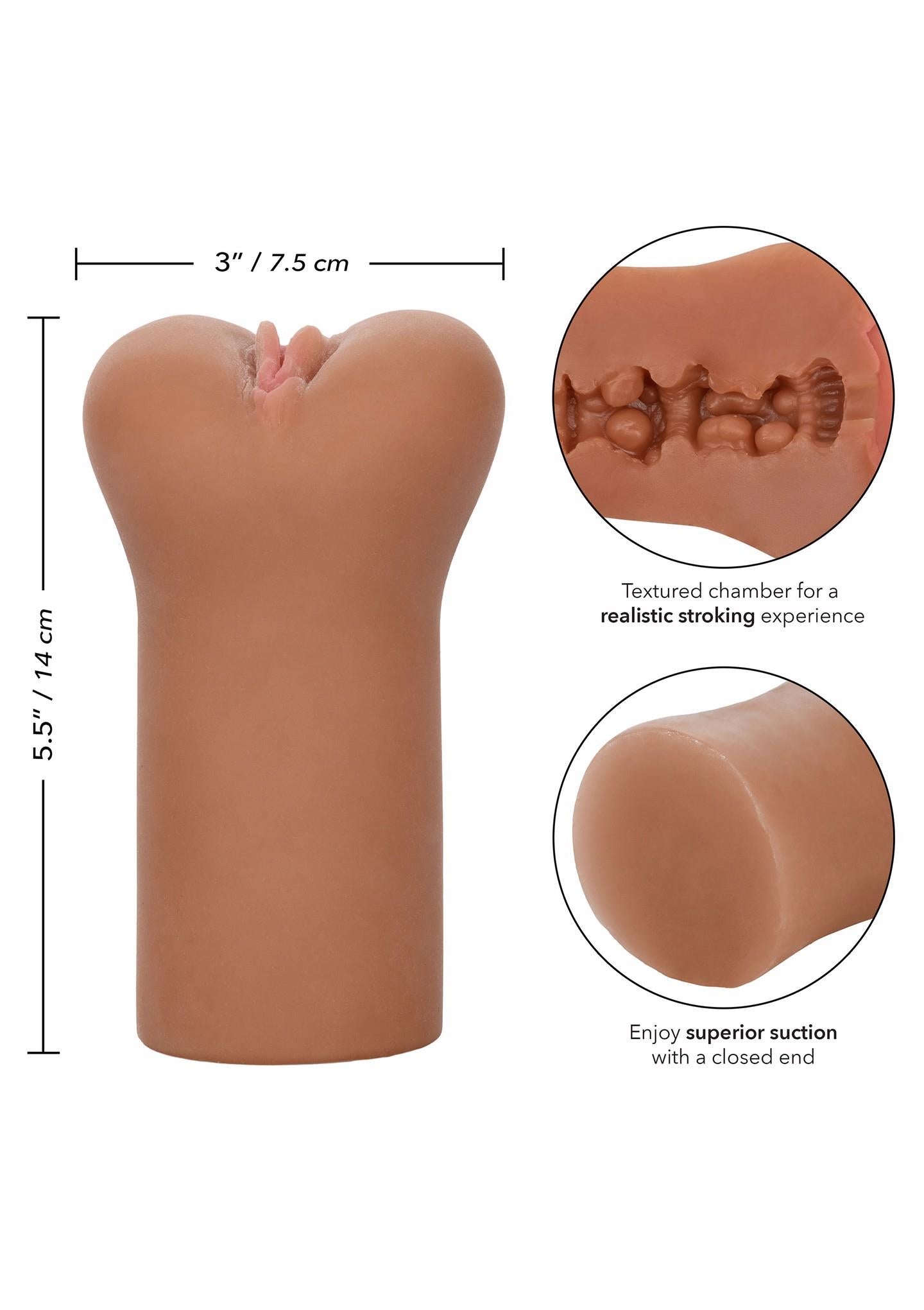 Masturbator ieftin Thrills The Teacher caramel TPE 14 cm