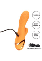 Vibrator Calexotics Newport Beach Babe Bunny Portocaliu USB 21,5 cm