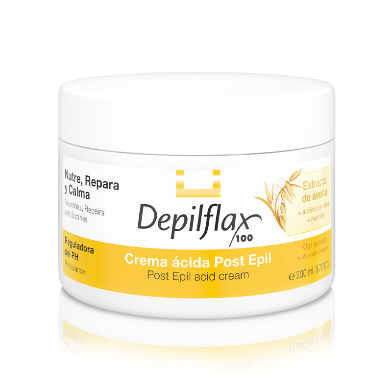 Cremă Depilflax 100 cu acid glicolic după epilare 200 ml