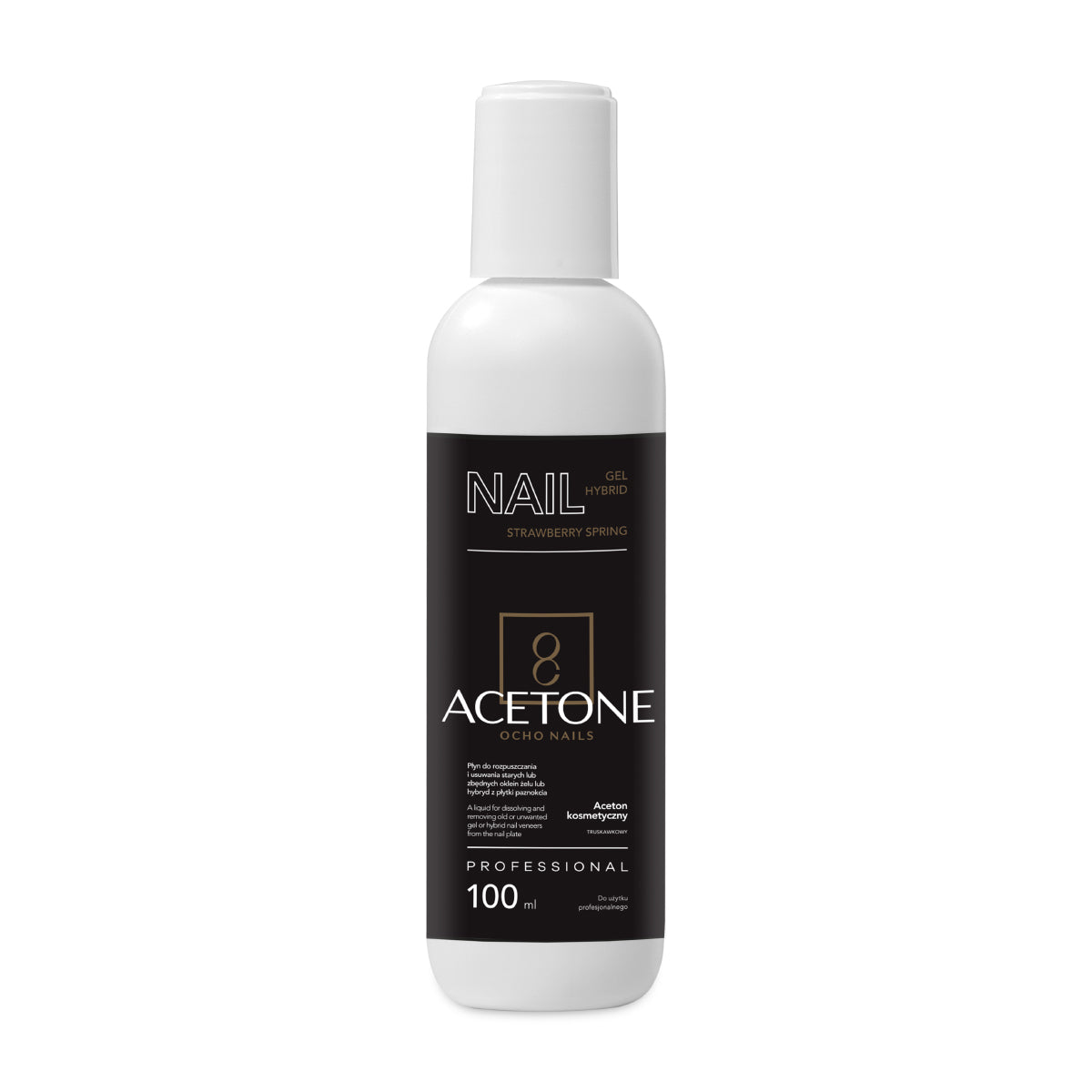 OCHO NAILS Acetonă cu căpșuni 100 ml