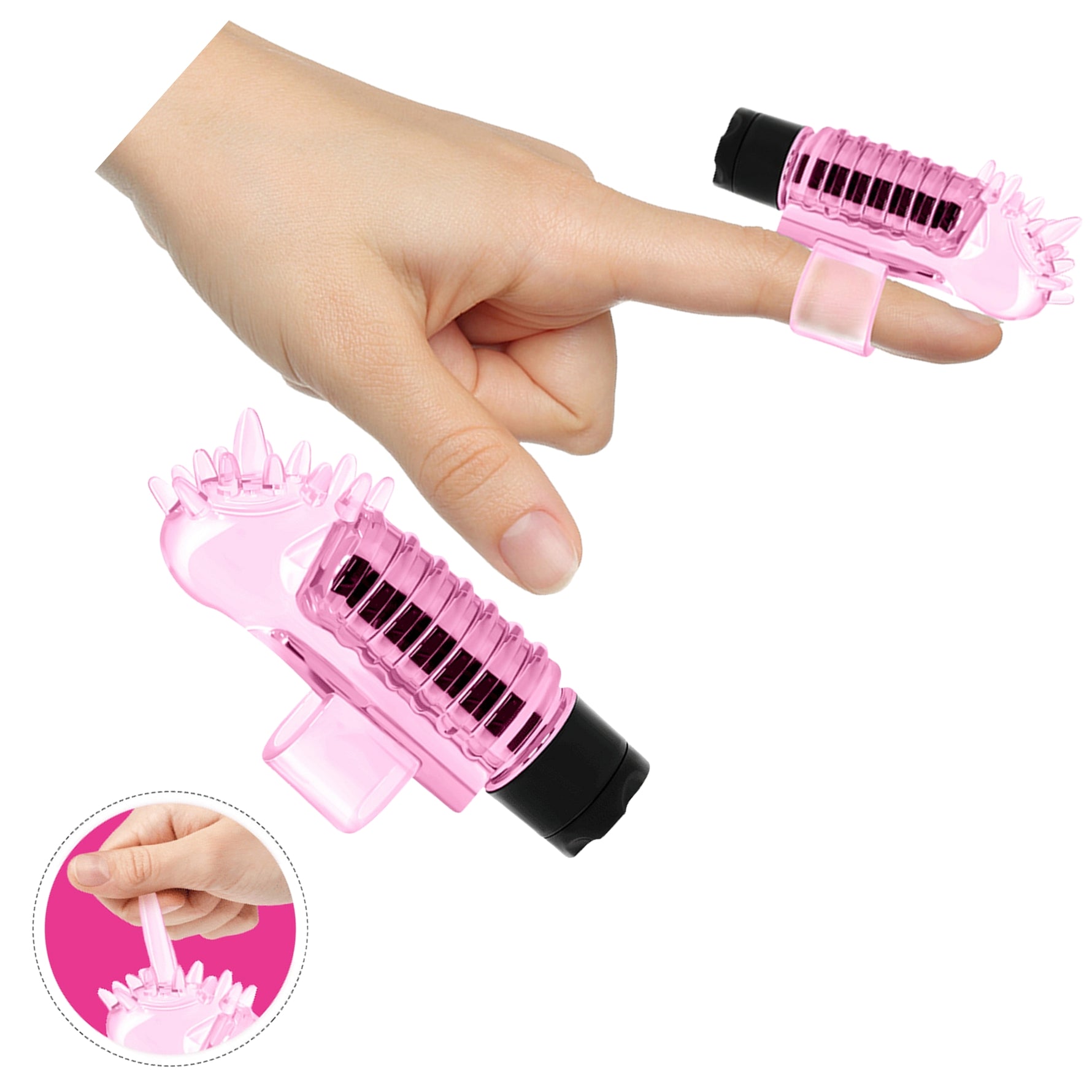 Vibrator cu deget Baile cu mai multe viteze