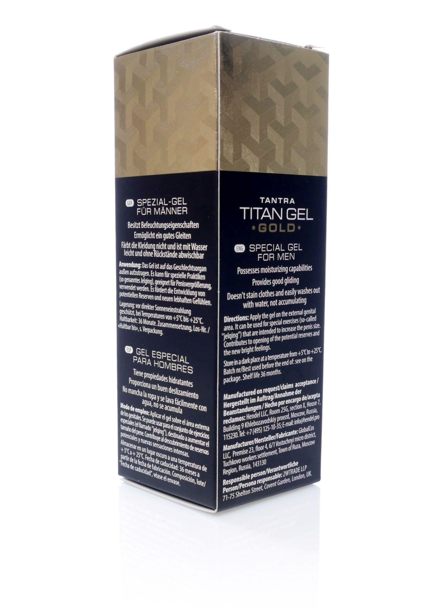 Gel de mărire Titan Gel Gold 50ml