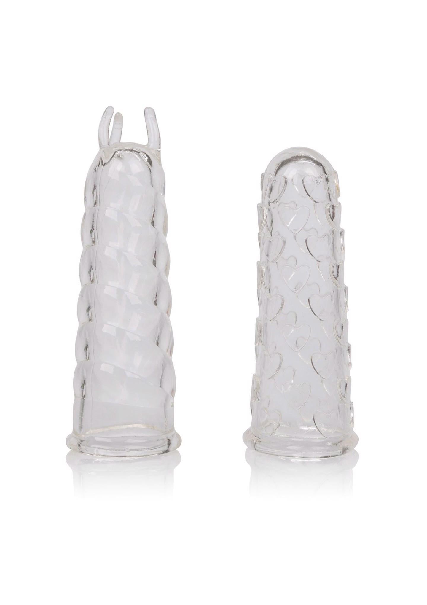 Jucărie pentru degete Calexotics TPE transparentă 7,5 cm