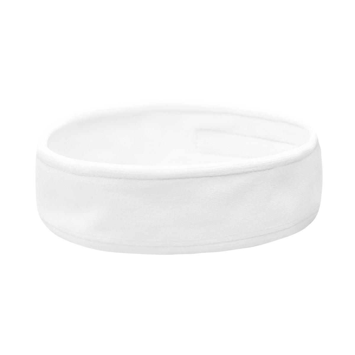 Bandă cosmetică din catifea albă