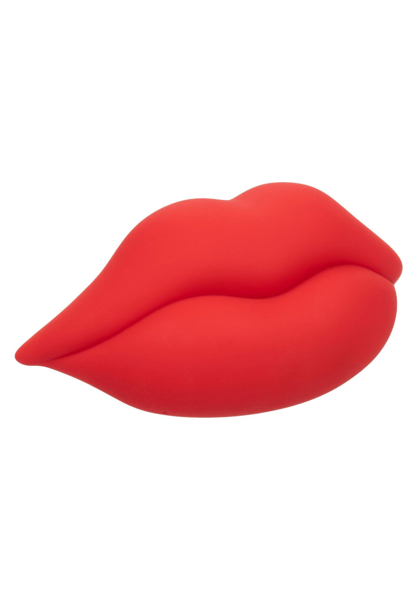Muah Calexotics Mini Vibrator Silicon Roșu 8,3 cm