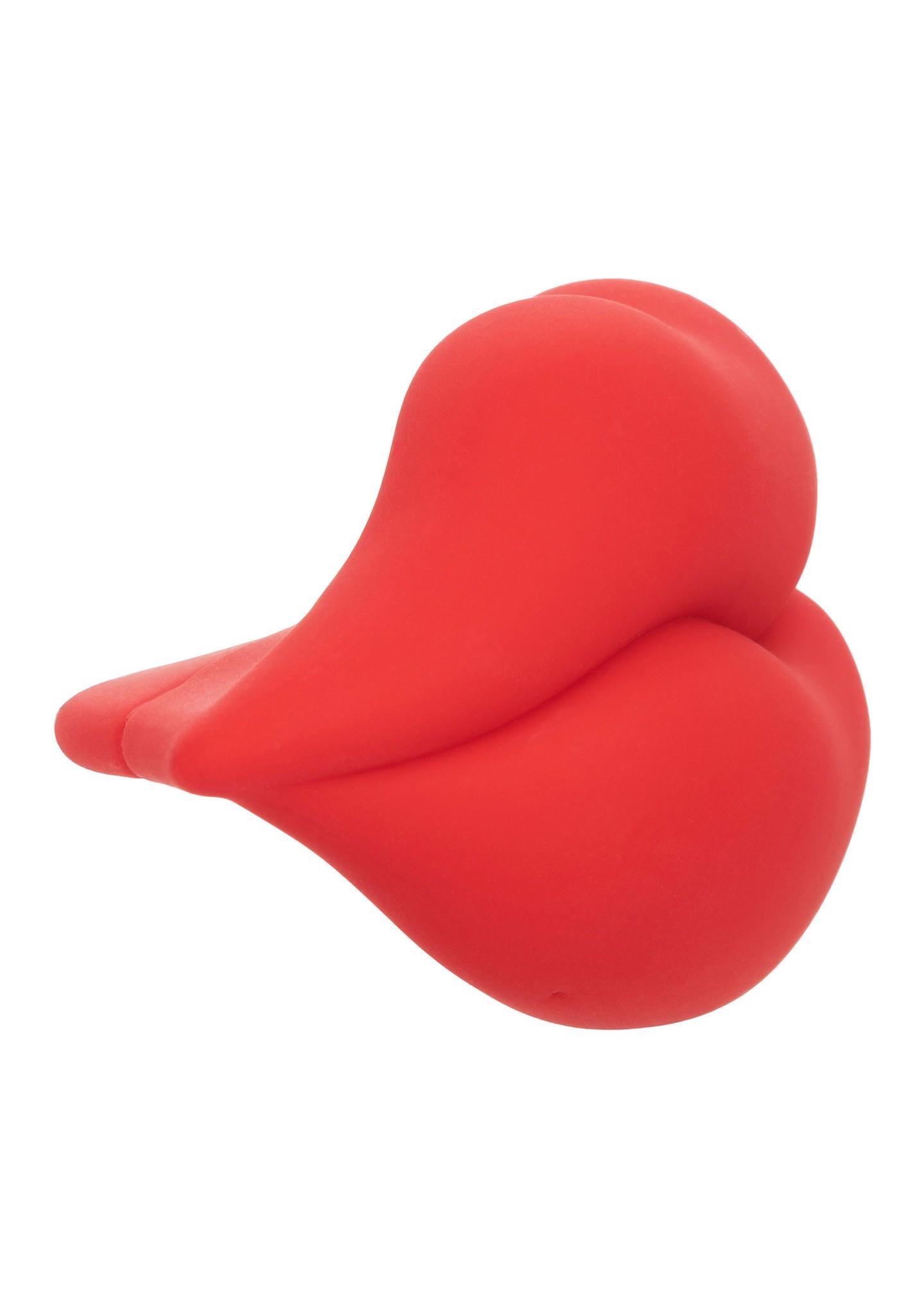 Muah Calexotics Mini Vibrator Silicon Roșu 8,3 cm