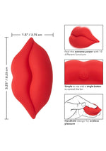Muah Calexotics Mini Vibrator Silicon Roșu 8,3 cm