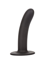 Dildo anal neted din silicon fără sfârșit, negru, 15 cm, Calexotics