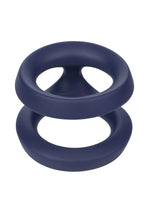 Inel pentru penis Viceroy Dual Ring din silicon albastru