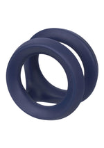Inel pentru penis Viceroy Dual Ring din silicon albastru