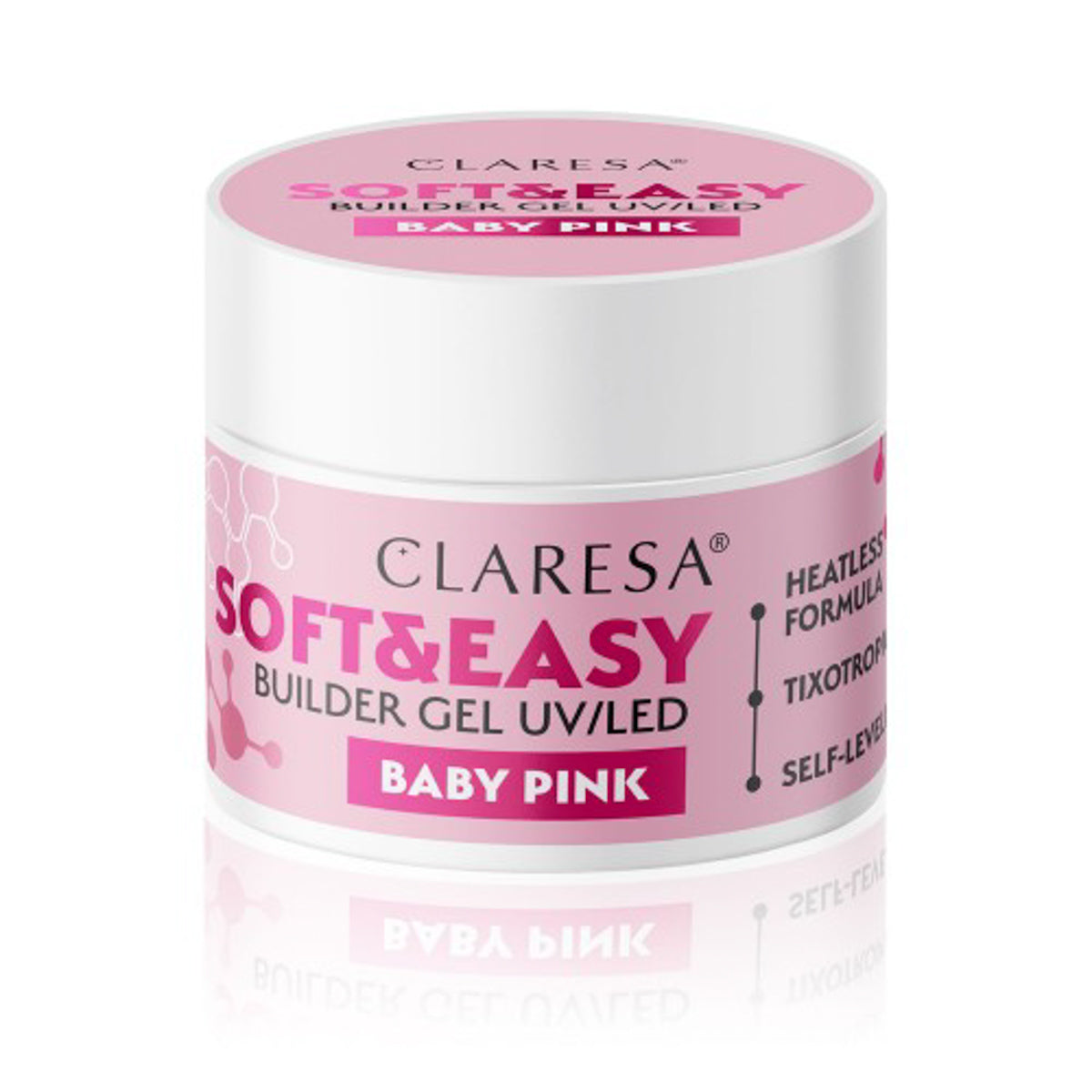 Gel de construcție Claresa Soft&Easy roz pal 12g