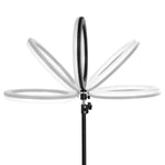Lampă inelară GLOW 10"" RGB bsc cu stativ 10W