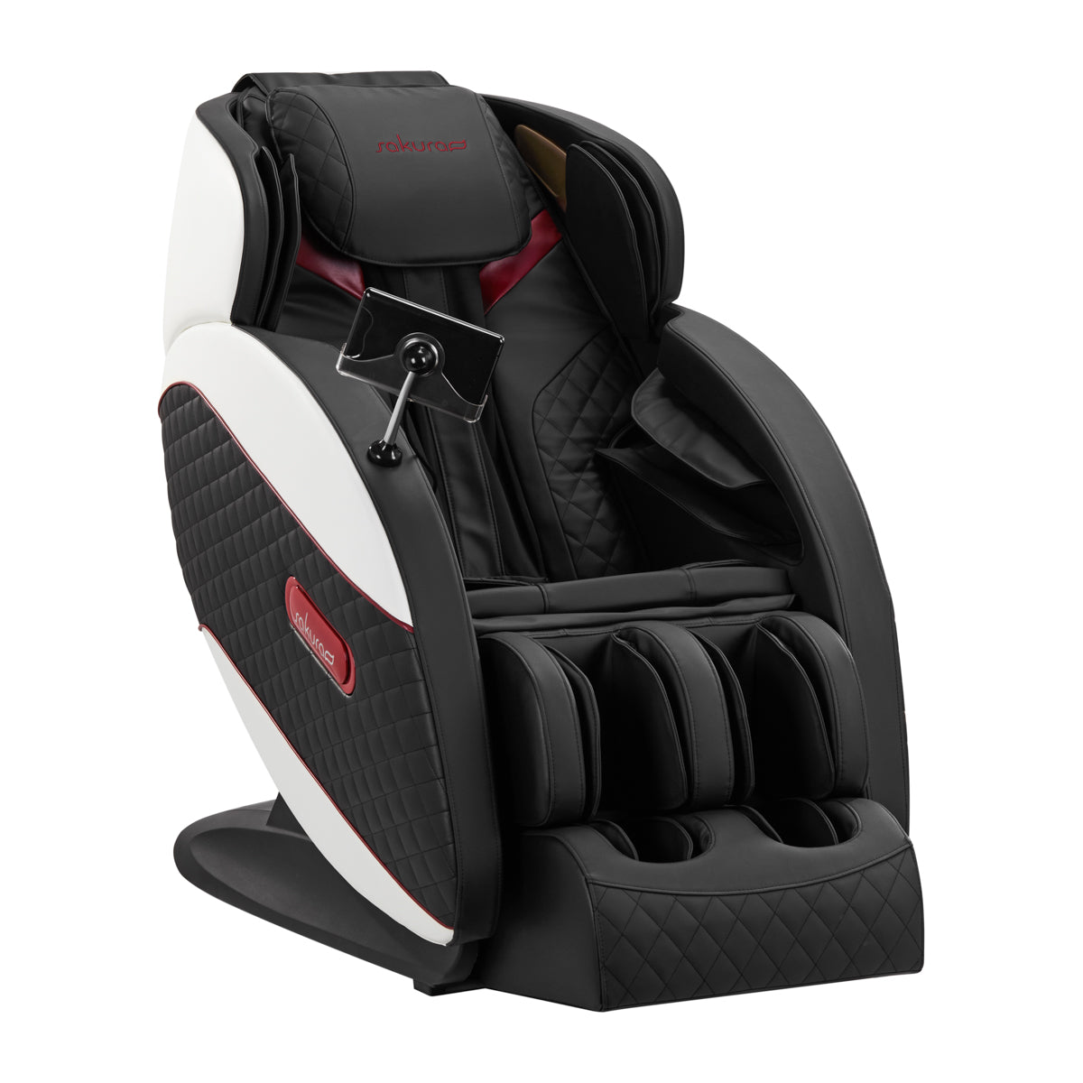 Scaun de masaj Sakura Standard 801 negru și roșu