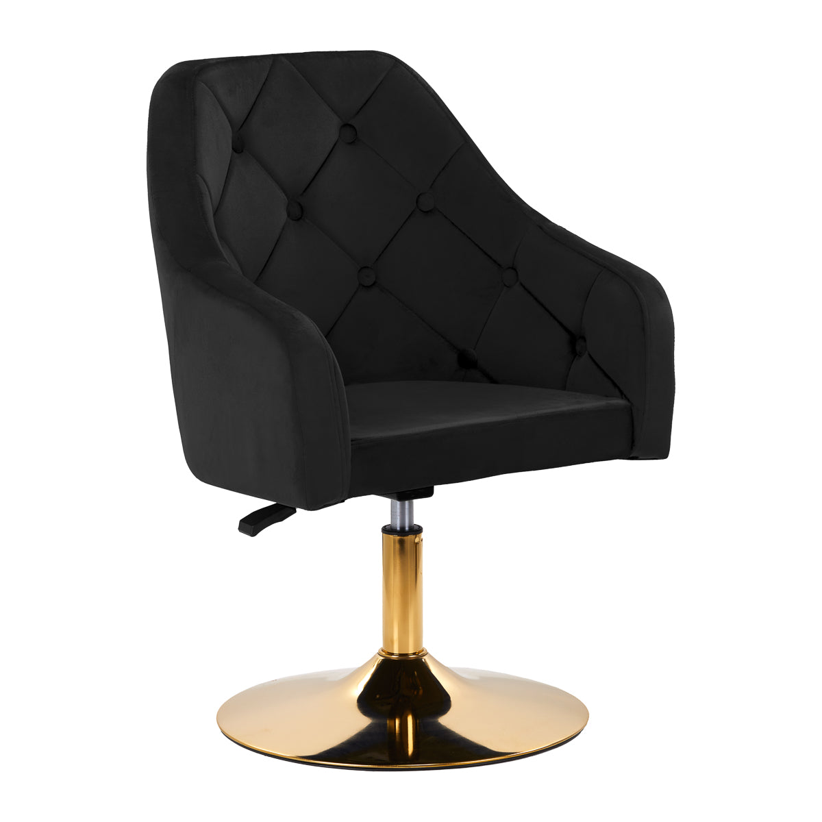 Fotoliu rotativ 4Rico QS-BL14G catifea neagră