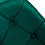 Fotoliu rotativ 4Rico QS-BL14G verde catifea