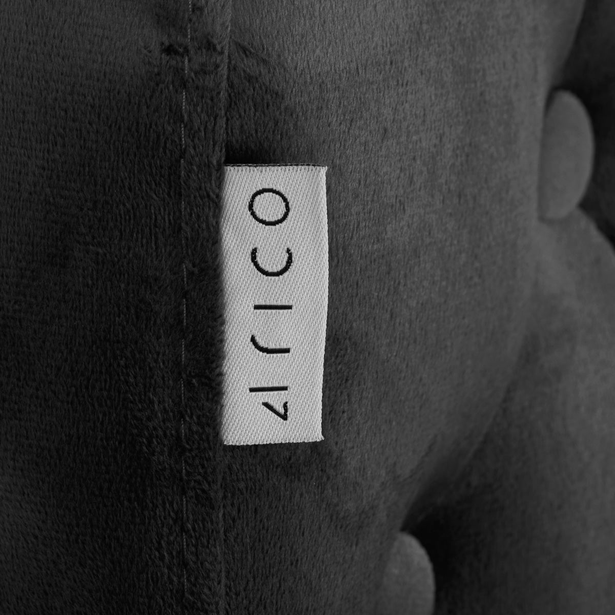Scaun rotativ 4Rico QS-OF213G gri catifea
