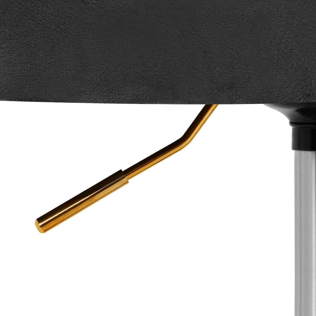 Scaun rotativ 4Rico QS-OF213G gri catifea