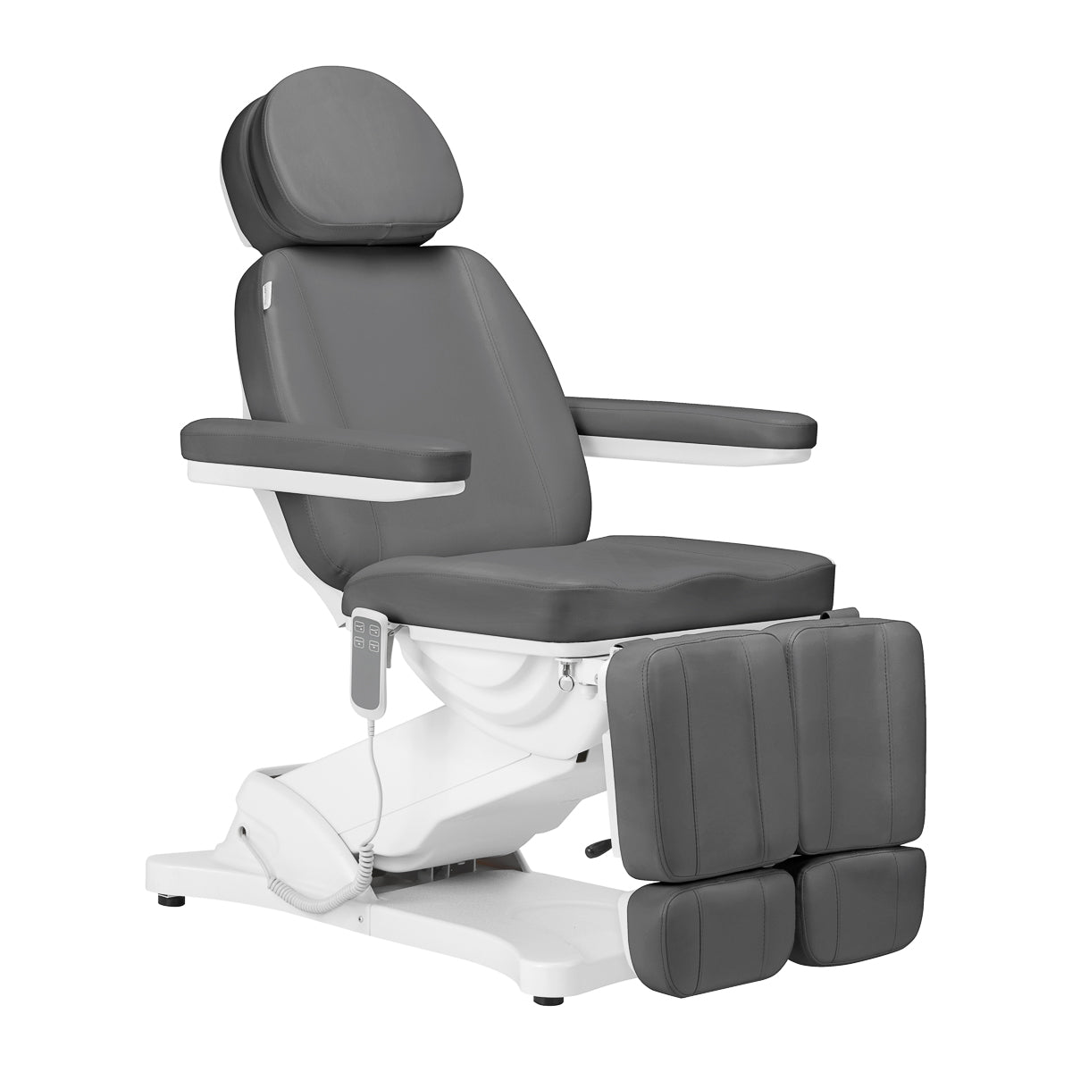 Scaun electric de pedichiură Sillon Classic, 2 motoare, gri