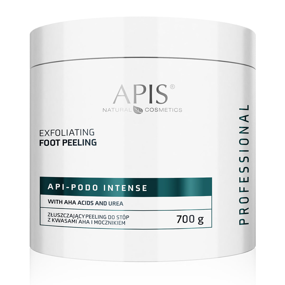 Peeling exfoliant pentru picioare Apis cu acizi AHA și uree 700g
