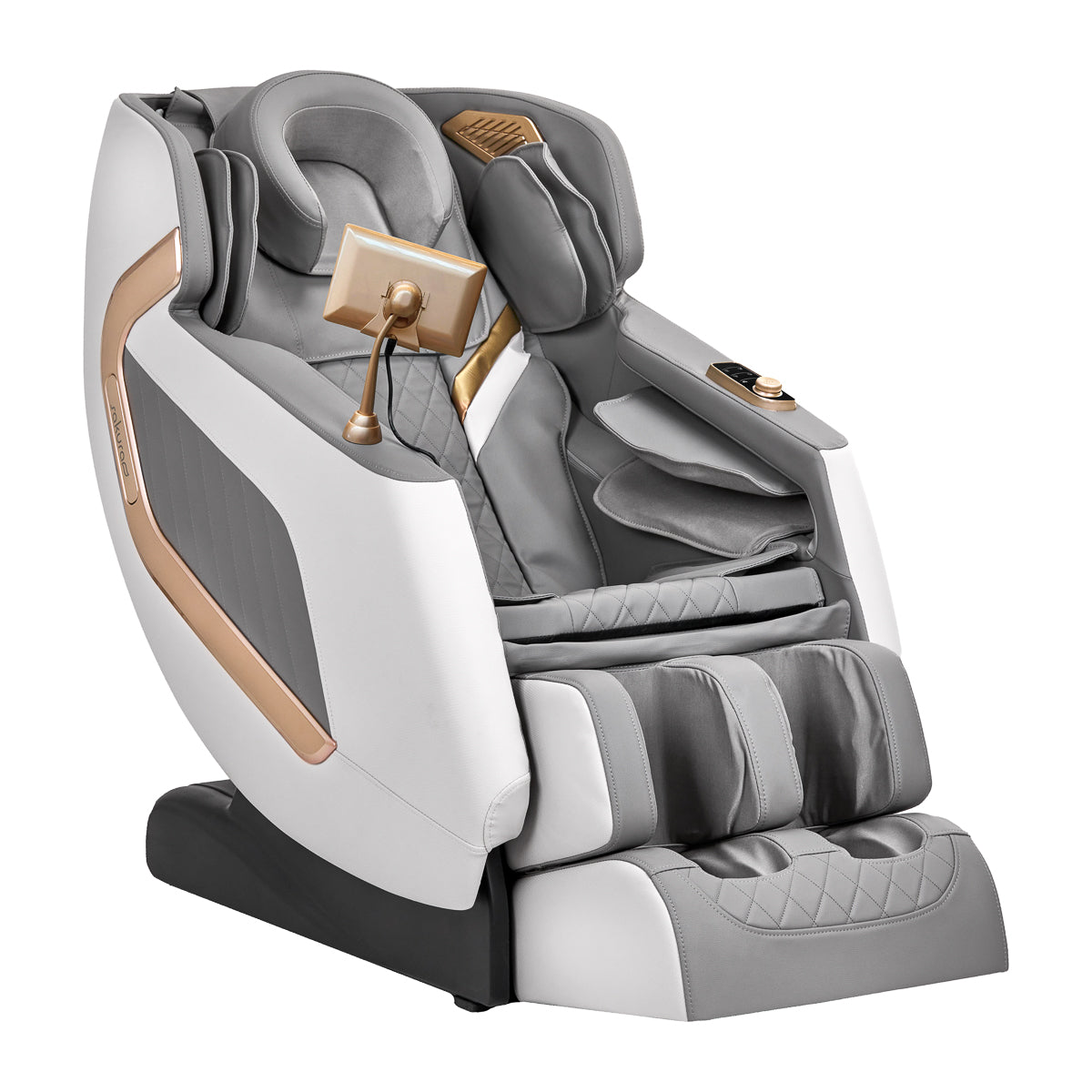 Scaun de masaj Sakura Classic 306 alb și gri