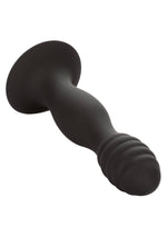 Dop anal din silicon cu nervuri Calexotics, negru