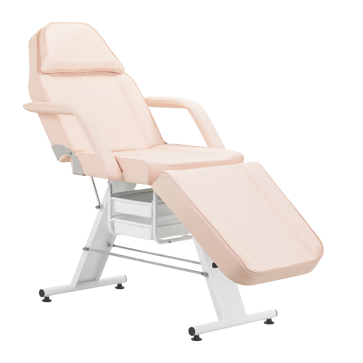 Scaun cosmetic Basic 202 cu tăvi, roz