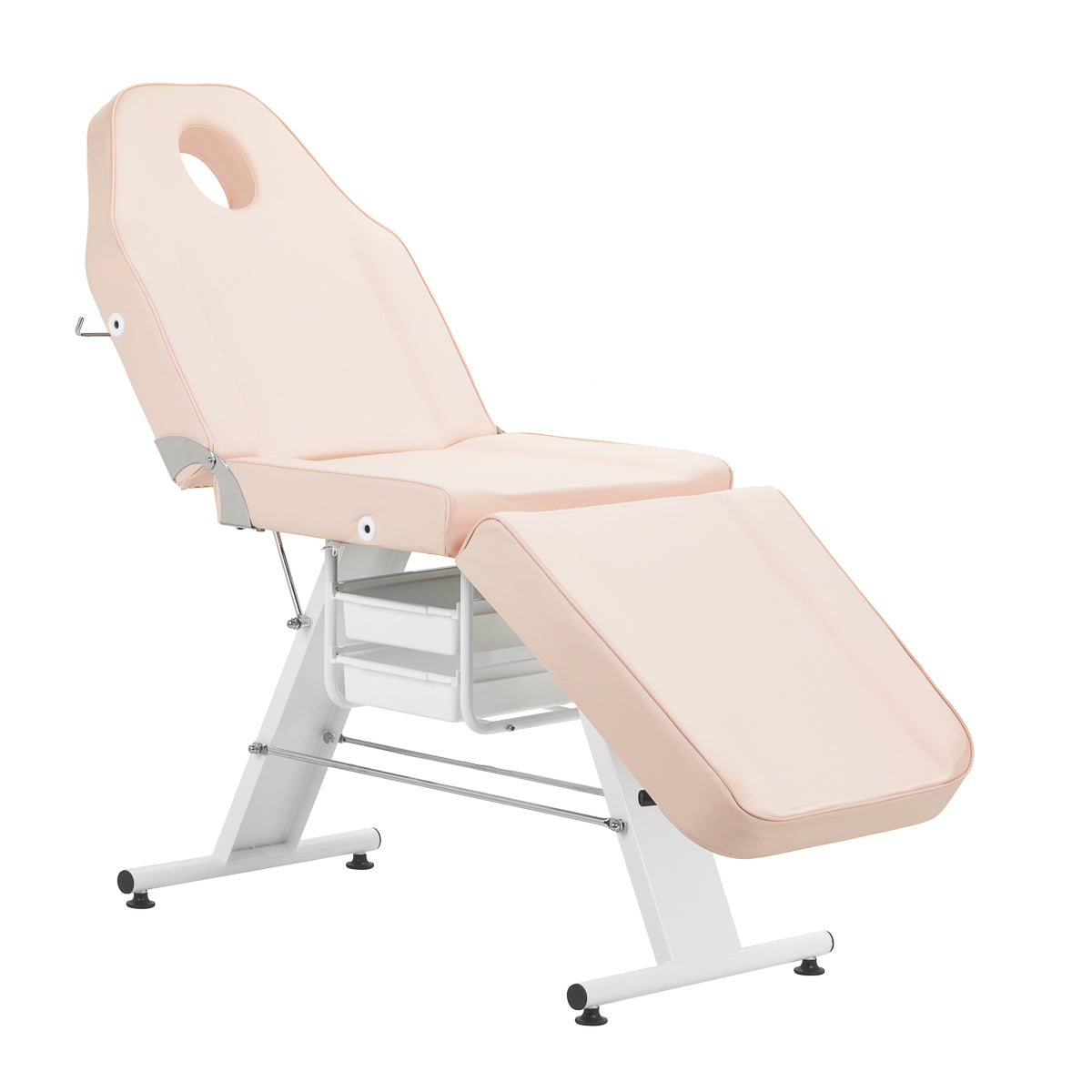 Scaun cosmetic Basic 202 cu tăvi, roz