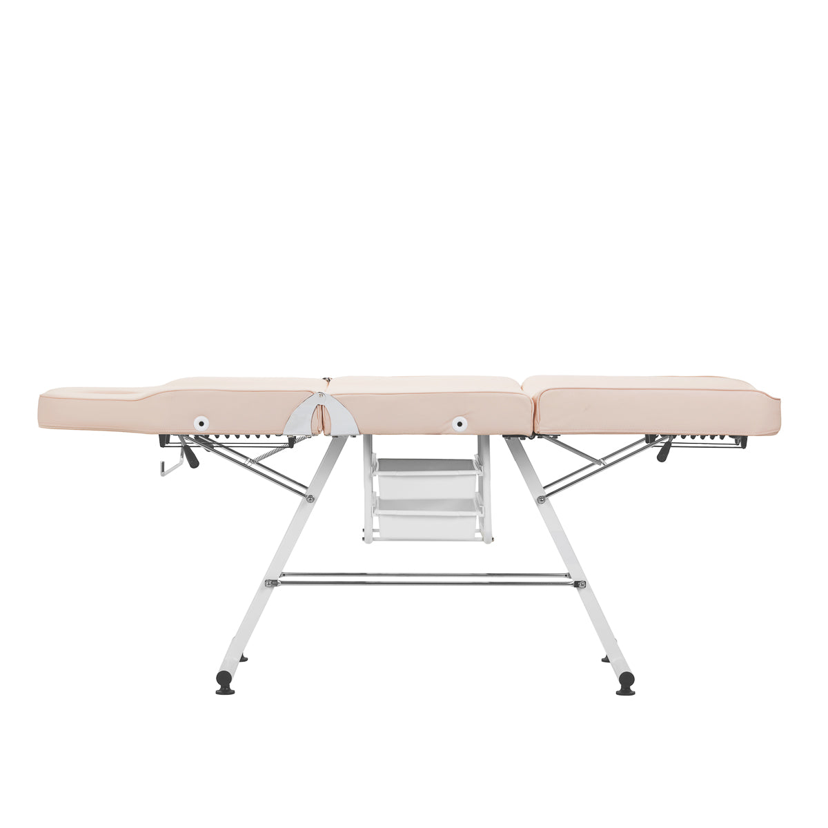 Scaun cosmetic Basic 202 cu tăvi, roz