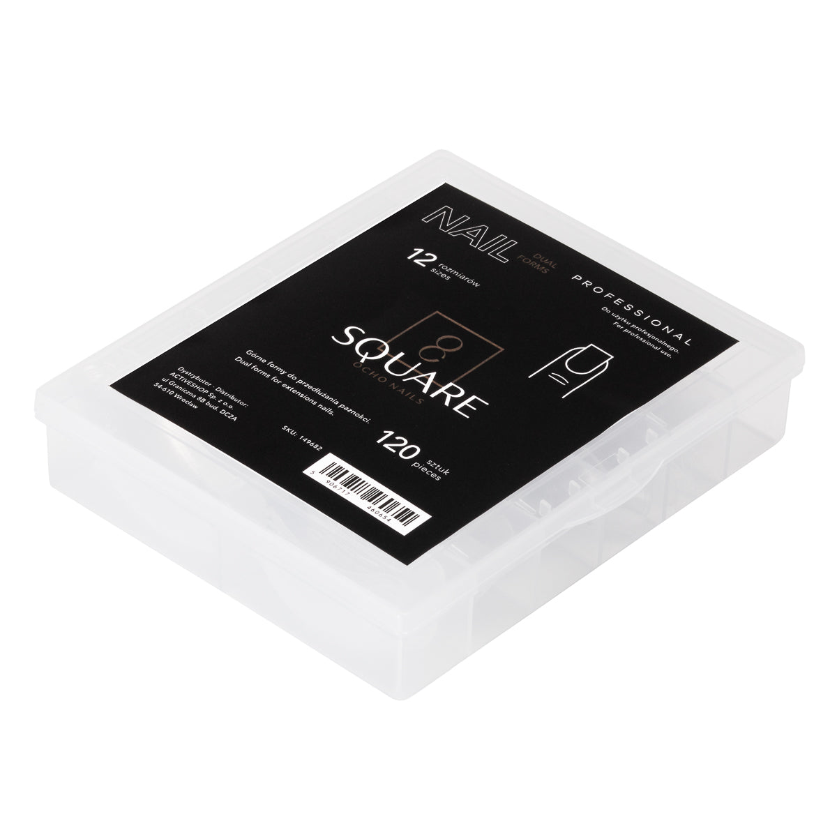 Forme pătrate superioare OCHO NAILS 120 buc.