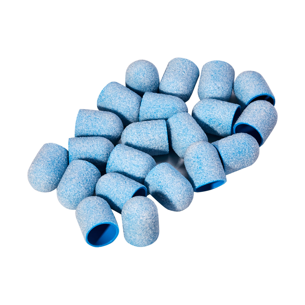 Capac abraziv mediu Exo albastru 13mm /80 20 buc. Capac mediu
