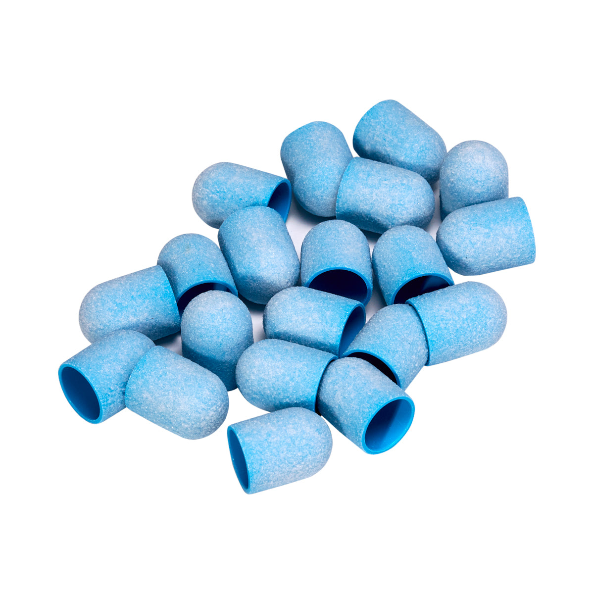 Capac abraziv mediu Exo albastru 13 mm / 150 20 buc. Capac mediu
