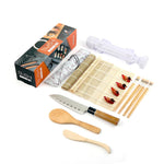 Set Ustensile pentru Sushi, Flippy, Set din 15 Accesorii pentru Sushi, Set pentru Sushi HOME MADE, Cutit Inclus, Forme,